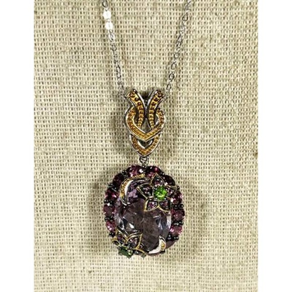 ONE of A KIND necklace and Work of Art by Shweta Bhargava Sterling Silver - Picture 2 of 14